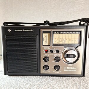 RF-1010 COUGAR/ cougar 101 previous term model National/Panasonic BCL radio so-so beautiful old therefore, junk treatment.