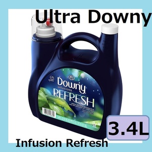 【新品・未開封】ダウニー インフュージョン リフレッシュ 3.4L 柔軟仕上げ剤 コストコ COSTCO 気分を高める香り 大容量 柔軟剤　　