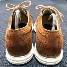 【コールハーン】本物 COLE HAAN 靴 26cm スニーカー カジュアルシューズ 茶色系 スエード 男性用 メンズ 8 M_画像3