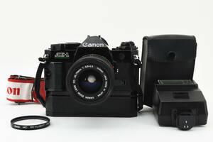 【美品】 CANON キャノン AE-1 PROGRAM NEW FD 35-70mm F3.5-4.5 POWER WINDER A SPEEDLITE 155A 動作確認済み #1595