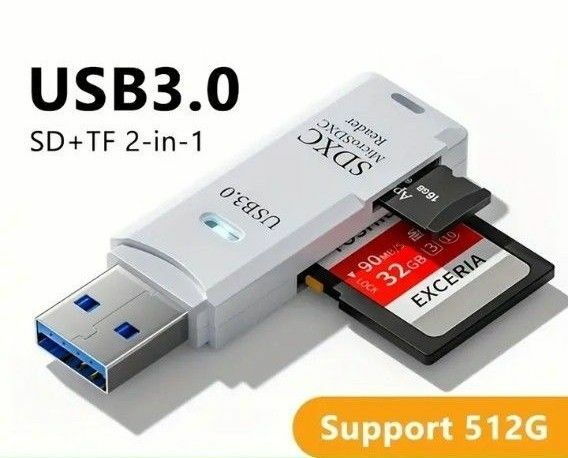 USB3.0 カードリーダー メモリ micro SD SDカード カメラ