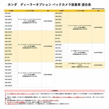 CR-V RW1 RW2 RT5 RT6 H30.8 ～ R4.12 ホンダ 純正 バックカメラ 社外 ナビ リアカメラ 接続 ケーブル RCA 変換 RCA013H互換 ATOTO 配線_画像6