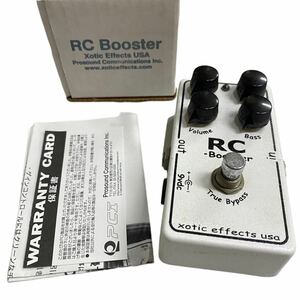 RC-Booster Xotic エフェクター 音響 オーディオ機器 機材 器材 RCブースター 