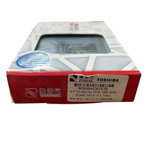 TOSHIBA HDD 16TE MG08ACA16TE ZODIAC 廣源行 未使用 箱付 Serial ATA 3.5インチ 7200PRM 512MB SATAⅢ 5Years ②の画像8