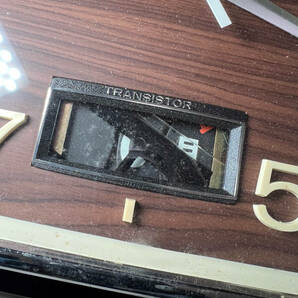 ■古いシチズン CITIZEN 掛時計柱時計 トランジスター式時計 古時計 アンティーク古民具 インテリアCO210-KC157 7MG100 の画像4