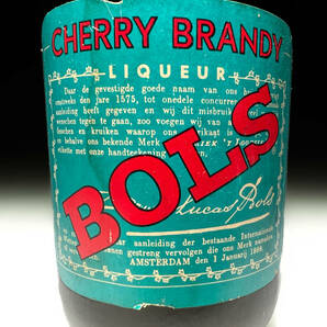 ■古いCHERRY BRANDY BOLS チェリーブランデー東洋醸造 リキュール古酒旧酒従価特級オールドボトルの画像3
