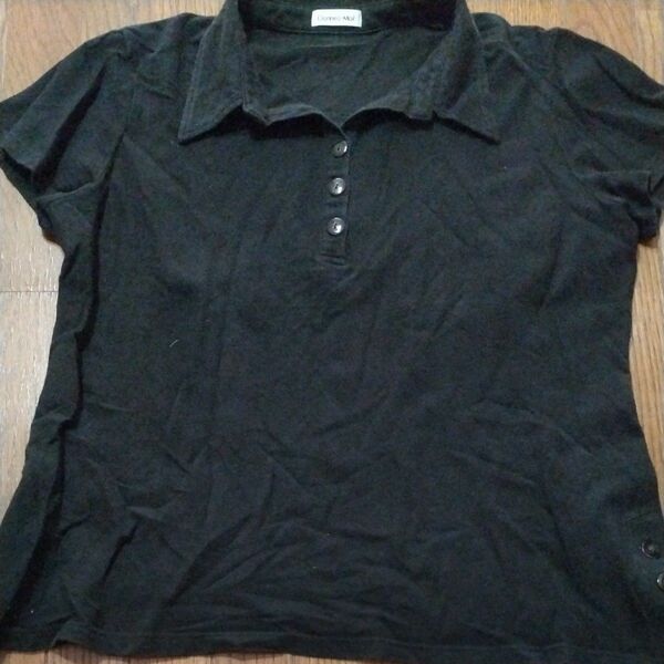 ポロシャツ 半袖 Tシャツ 黒