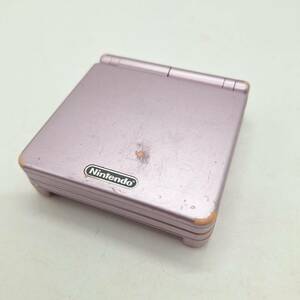 ゲームボーイアドバンスSP AGS-001 Nintendo 任天堂 ニンテンドー パールピンク GBA 本体 GAMEBOY ADVANCE SP 【4651】