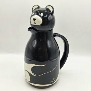  worn male Thermo Bear - pot series glass made desk thermos bottle 1.0L Germany made helios Thermobar bear black storage goods [4831]