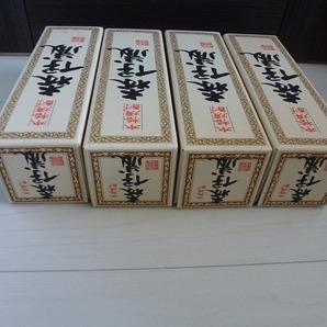 JAL 国際線ファースト・ビジネスクラス用機内販売「森伊蔵」芋焼酎 720ml 4本セット 未開封 2024年5月６日購入品の画像5