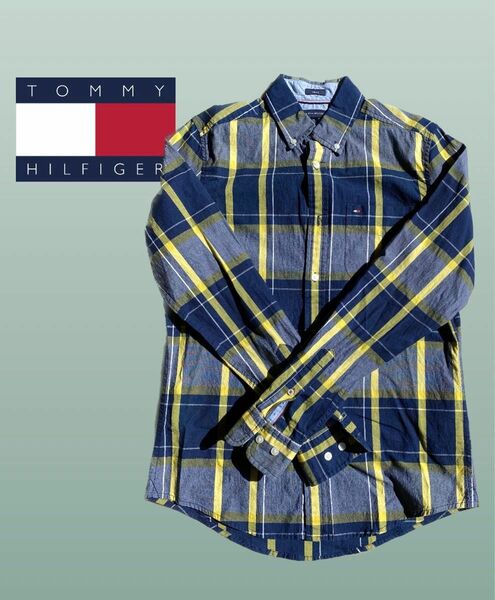 Tommy Hilfiger メンズ 長袖シャツ Sサイズ チェック柄