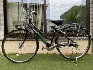  Okayama префектура Kurashiki город . остров самовывоз ограничение * Bridgestone Albert ALBELT 27 дюймовый высококлассный велосипед 5 ступени переключение скоростей черный * примерно 87,000 иен 
