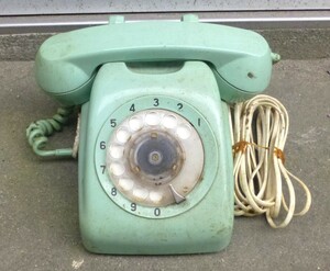 * NTT dial type telephone retro antique 601-A2 electro- electro- . company telephone machine 