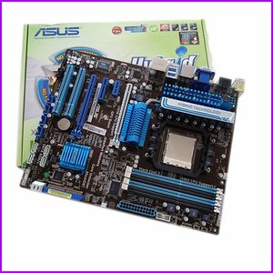 中古 ●ASUS●マザーボード M4A89GTD PRO/USB3 未チェック現状品 CPU非搭載 VGAスイッチカード付