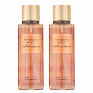 ヴィクトリアシークレット　AMBER ROMANCE フレグランスミスト　2本セット　まとめ商品　(250ml x2) 