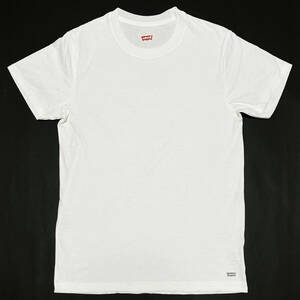 ■Levis/リーバイス・クルーネック無地Tシャツ・ホワイトM新品■