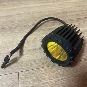 バイク LED フォグランプ 40W 高出力 イエローフォグ 汎用