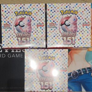 シュリンク付き未開封　ポケモンカード 強化拡張パック 3BOX　151