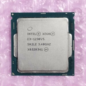 【動作確認済み】Intel Xeon E3-1230 V5 SR2LE 3.40GHz / LGA1151 (在庫2)