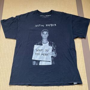 ジャスティン ビーバー Tシャツ What Do You Mean? 半袖Tシャツ Justin Bieber 音楽 JUSTIN BIEBER オフィシャルTシャツ
