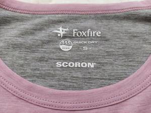 フォックスファイヤー Foxfire 長袖Tシャツ　 防虫　スコーロン　SCORON　UVカット　吸汗速乾　 SC レイヤード クルー