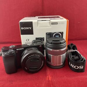 *SONY* Sony α6000 * single‐lens reflex camera ILCE-6000L * lens E3.5-5.6/PZ 16-50 OSS *E3.5/30 MACRO charger none 