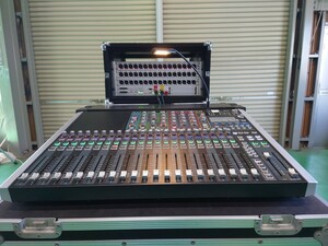 SoundCraft Paformer2 digital mixer /Soundcraft Compact Stage Box 32/16 cat5 stage box, light, case attaching * used operation working properly goods 