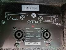  CODA AUDIO-CUE TWO Monitor Speaker（美品）2台/DNC260N デジタルシステムコントローラー （美品）/A2HC未使用/CSF未使用/ケース付_画像4