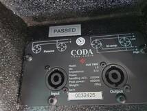  CODA AUDIO-CUE TWO Monitor Speaker（美品）2台/DNC260N デジタルシステムコントローラー （美品）/A2HC未使用/CSF未使用/ケース付_画像3