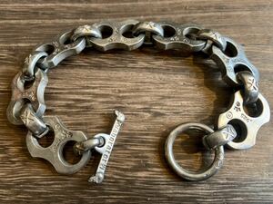  Vintage man teru chain bracele silver 925