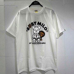 A BATHING APE MEDICOM TOY BE@RBRICK BABY MILO TEE 2013年 Lサイズ アベイシングエイプ メディコムトイ ベアブリックベイビーマイロ