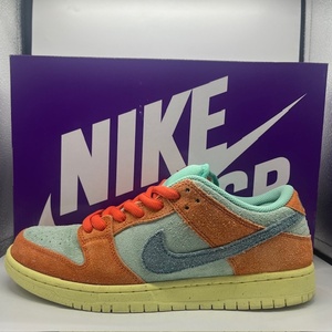  NIKE SB 23aw DUNK LOW PRO PRM 27.5cm ORANGE and EMERAID RISE DV5429-800 ナイキエスビー ダンクロープロプレミアム スニーカー 