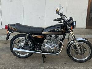 綺麗なSuzuki GS400 E2カラー！！ engine絶good condition、旧vehicle絶版vehicle 逆輸入vehicle ,実動vehicle 動画Yes SUZUKI GS425、GS750、GSX400E