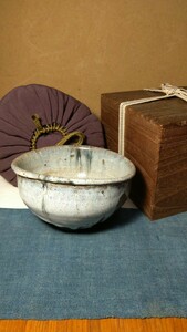 【哲】【特別出品】最高釉調の古高取斑釉茶碗（内ケ磯窯・桃山時代）