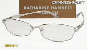 KATHARINE・HAMNETT キャサリンハムネット メガネ フレーム KH9210-1 正規品 日本製 チタン 板バネ丁番 眼鏡