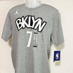 NIKE ジ ョーダン Tシャツ NBA ブルックリン・ネッツ M グレー