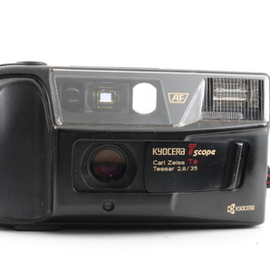 ★希少品★ KYOCERA T SCOPE CARL ZEISS 35mm F2.8 コンパクトカメラ フィルムカメラ 京セラの画像2