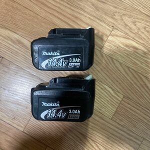 マキタ Makita 二つまとめ　純正バッテリー 14.4V 3.0Ah x2 BL1430