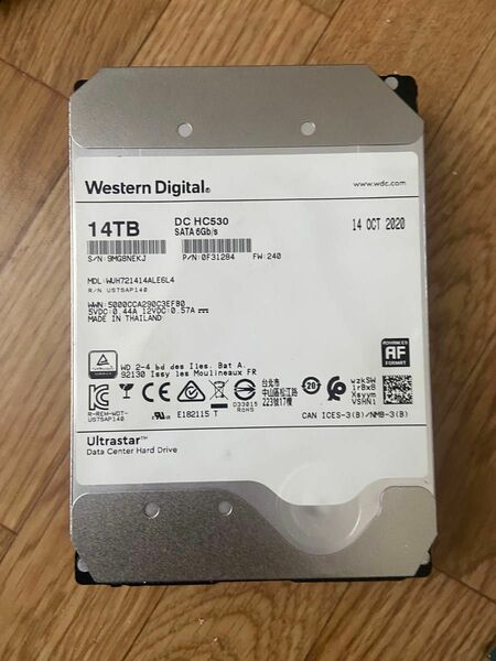 大容量HDD WD 14TB HC530 3.5インチ 3.5インチ