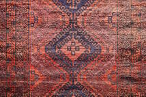 ヴィンテージ バルーチ族 アフガンラグ カーペット 192cm × 112cm アフガニスタン セミオールド トライバルラグ 手織り絨毯_画像4