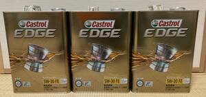 全国送料無料 4L×3本 カストロール エッジ FE 5W-30エンジンオイル CASTROL EDGE FE