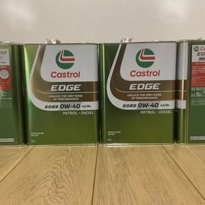 全国送料無料 4L×4本 カストロール エッジ(Castrol EDGE) エンジンオイル 0W-40 A3/B4 SP 4輪ガソリン/ディーゼル両用