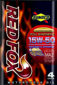 全国送料無料 20L×1缶SUNOCO(スノコ) REDFOX(レッドフォックス) RACING&SPORTS 15W-50 エンジンオイル全合成