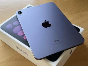 * прекрасный товар iPad Mini 6 64GB no. 6 поколение лиловый Wi-Fi USED бесплатная доставка *