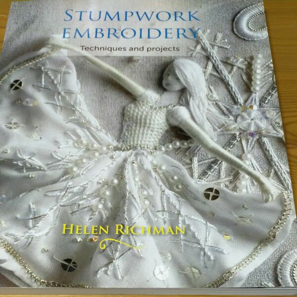 stumpwork embroidery 洋書　