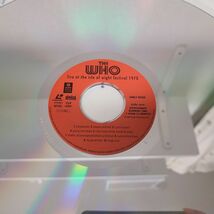 音楽LD / ザ・フー　ワイト島ライヴ1970　THE WHO / 帯付き / AMLY-8086【M005】_画像4