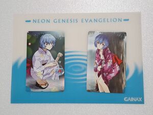  телефонная карточка / не использовался / Neon Genesis Evangelion Ayanami Rei 2 листов комплект /50 частотность /......... песок снег /GAINAX/ золотой сертификат поэтому освобожденный от налогов / эта 1[M001]