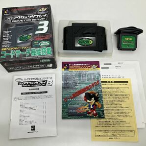 ゲーム周辺機器/ジャンク扱い/PRO ACTION REPLAY プロ アクションリプレイ3 N64用/取扱説明書付/KARAT/動作未確認/4512323001405【G025】の画像1