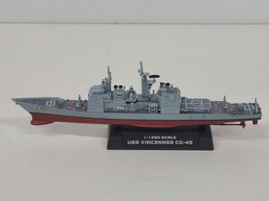 フィギュア / 在庫処分 / アメリカ海軍 VINCENNES ヴィンセンス CG-49 / 1/1250スケール【G010】