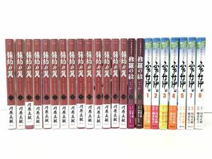 マンガまとめ売り/在庫処分/川原正敏関連作品23冊まとめ/龍帥の翼,修羅の紋,ふでかげ/不揃い,全巻帯付/酒々井店出荷・同梱不可【M060】